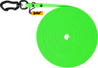 Produktbild von Trainingsleine für Hunde "FLEX HONEY" grün ohne Griff 1 cm/10m