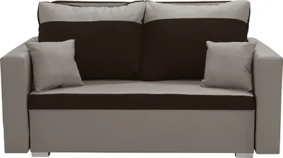 Produktbild von 2-Sitzer-Sofa mit Schlaffunktion ASTO3 - Hellbraun/Dunkelbraun