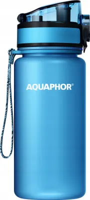 Produktbild von AQUAPHOR Filterflasche + 1 Wasserfilterpatrone 0,35 L blau