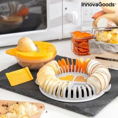 Obrázek produktu pro Sada na přípravu chipsů do mikrovlnné trouby od InnovaGoods, včetně struhadla
