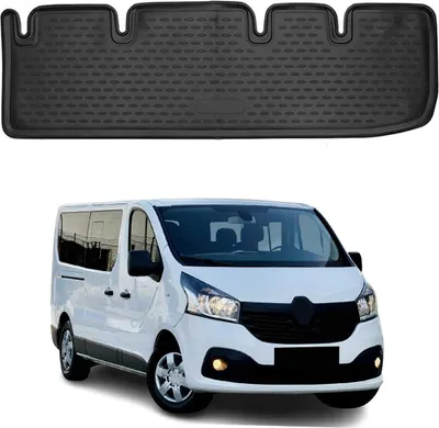 Produktbild von OMAC Fußmatte Automatte 6124445 für RENAULT Trafic III Bus (JG) Gummi TPE (thermoplastischer Elastomer)