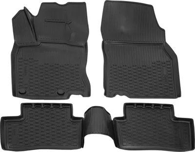 Produktbild von NORM LINERS | 3D Gummimatten Auto Matten Fussmatten Kompatibel mit Renault Kadjar ab 2015 4tlg, Individuelle Passform mit Hohem Rand cca 4-5cm, Allwetter,