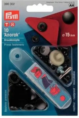 Produktbild von Prym NF-Druckknopf Anorak MS 15 mm brüniert