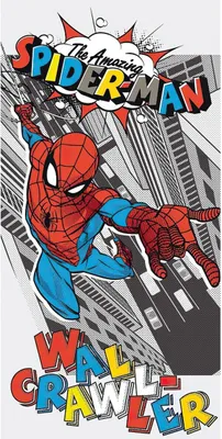 Produktbild von Spiderman Duschtuch Badetuch Strandtuch 70 x 140cm