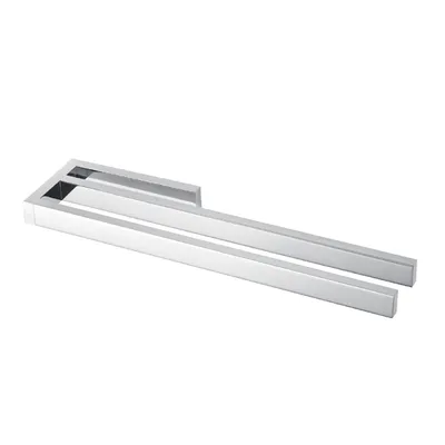 Produktbild von AVENARIUS Handtuchhalter eckige Form; zweiarmig 390 mm, Serie Univ.