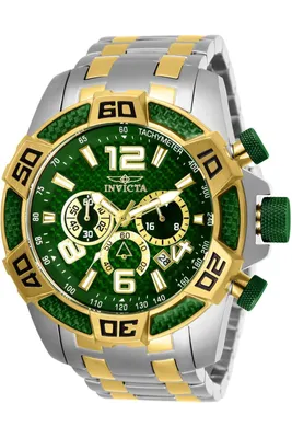 Obrázok produktu pre Invicta Pro Diver - SCUBA 25857 Pánske Hodinky - Quartz Hnacie - Nerezová Oceľ so Zeleným Ciferníkom - 50 mm