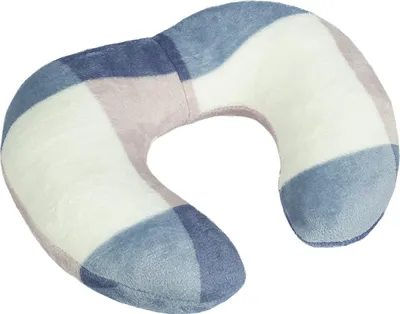 Immagine prodotto di Cuscino da viaggio a ferro di cavallo - 30x35 cm - Blu,Grigio
