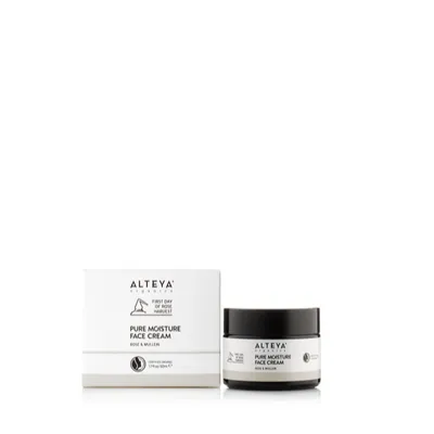 Produktbild von Feuchtigkeitsspendende Gesichtscreme Rose & Knigskerze Alteya 50 ml