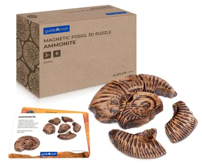 Obrázok produktu pre Guidecraft magnetické 3D puzzle s fosíliami amonitov