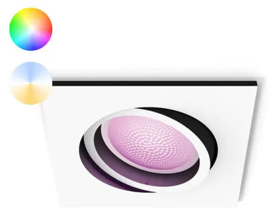 Immagine prodotto di Philips Hue White&Col. Amb.Centura da incasso quadrato bianco 1x4,2W