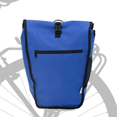 Zdjęcie produktu dla vidaXL Torba rowerowa niebieska 34 x 16 x 59 cm poliester