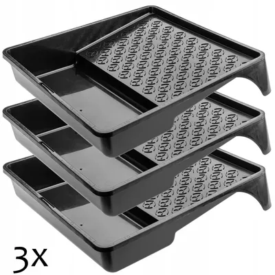Zdjęcie produktu dla KADAX Kuweta malarska Na Wałek Farba 320 mm Czarna 3szt