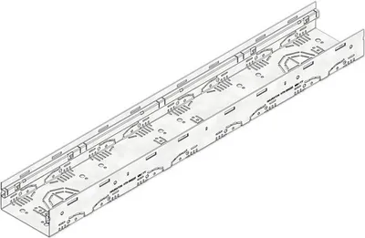 Produktbild von Hauraton Dachfix Steel 155 Entwässerungsrinne Rinnenunterteil Typ 75 1000 mm x 115 mm x 75 mm