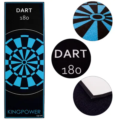 Immagine prodotto di 237 x 80 cm Kingpower Dart Freccetta Tappeto Freccetta Tappetino Torneo Freccetta