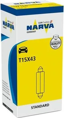 Obrázek produktu pro NARVA žárovky Autožárovky 12V 18W SV8 5 17512