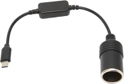 Zdjęcie produktu dla Kabel zasilający USB-C i wtyczką do gniazda zapalniczki samochodowej 12 V