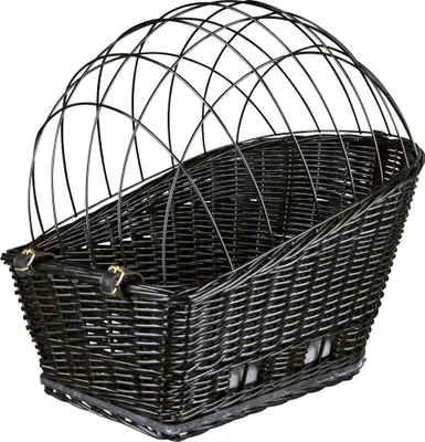 Produktbild von hundefahrradkorb 35 x 49 cm Weidenzweige schwarz