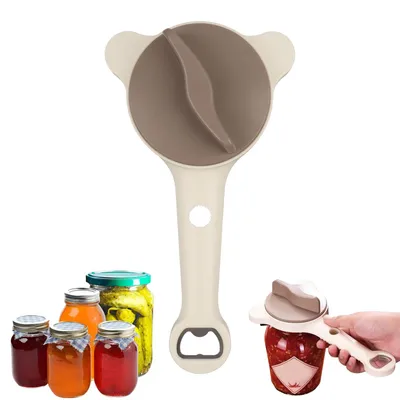 4-in-1 Glasöffner, verstellbar 2,5-9 cm, ergonomisch, für Senioren