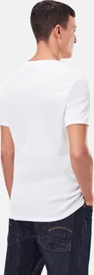 Produktbild von G-Star Herren 2er Pack Slim Crew T-Shirts, Weiß M