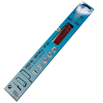 Zdjęcie produktu dla Brzeszczoty do metalu PUK HSS, TPI Z32100, 300 mm, 5 sztuk