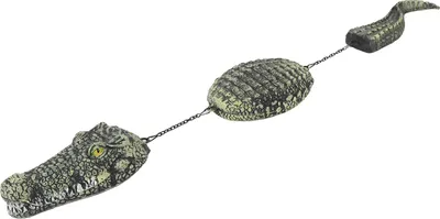 Zdjęcie produktu dla Sztuczny aligator z tworzywa sztucznego 3-segmentowa symulowana pływająca rzeźba krokodyla do dekoracji basenu ogrodowego