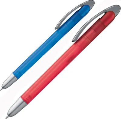 Produktbild von 10x Kugelschreiber / Farbe: je 5x rot und blau