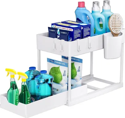 Obrázok produktu pre 2-úrovňový kuchynský organizér pod drezom