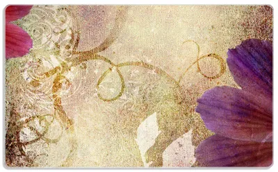Produktbild von Wallario Frühstücksbrettchen aus Glas, je 14 x 23 cm, mit rutschfesten Füßen, Motiv Harmonien in pink