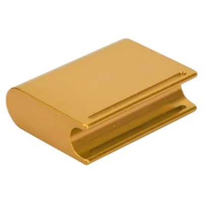 Produktbild von Lederkantenpolierwerkzeug aus Aluminiumlegierung, DIY-Lederbearbeitungswerkzeug zum Trimmen und Polieren (Gold)