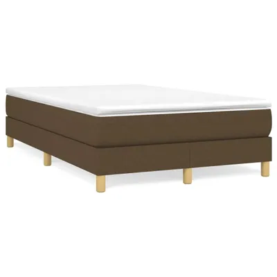 Produktbild von vidaXL Boxspringbettgestell Dunkelbraun 120x200 cm Stoff