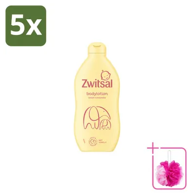 Produktbild von 5 x Zwitsal Bodylotion pflegend 400 ml - Sparpackung - 5 Stücke
