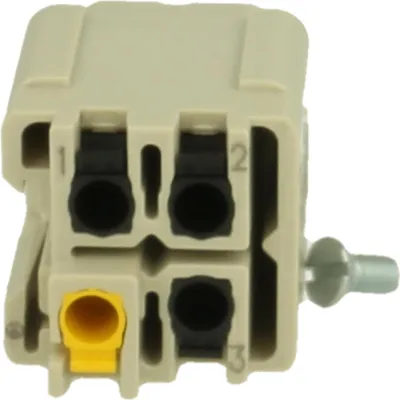Produktbild von HARTING Han 3A Buchseneinsatz (F) Quick-Lock-Anschluss, 3-polig+PE 230V/400V, 10A - 1 Stück