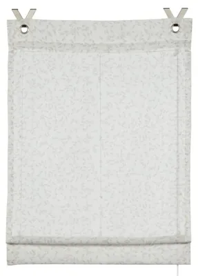 Vouwgordijn ohne Bohren, blickdicht, 60x140 cm, Reiskorn weiß