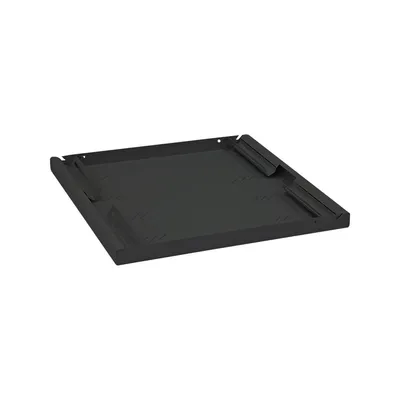 Image de Étagère 19" perforée, 1U, 950 mm, noire, charge maximale 80 kg