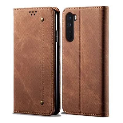 Obrázek produktu pro OnePlus Nord Pouzdro, Kožené Peněženkové Pouzdro s Magnetickým Uzavíráním a Pouzdro s Funkcí Stojánku pro OnePlus Nord Hnědý