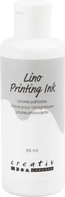 Produktbild von Creativ Company Linoleumfarbe, weiß, 85 ml 1 Flasche