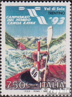 Produktbild von Briefmarken Italien 1993 Mi 2288 (kompl.Ausg.) postfrisch Kanuslalom WM
