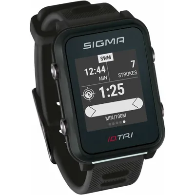 Produktbild von Sigma® Fitnessuhr "iD TRI", Schwarz, Set