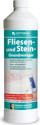 Produktbild von HOTREGA Fliesen- und Stein- Grundreiniger 1L - Reiniger Konzentrat bis zu 100 m²