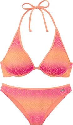 Produktbild von Buffalo Bügel-Bikini pink-orange Größe 36 Cup D