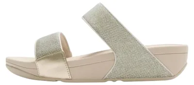 Productafbeelding van FitFlop FitFlop Lulu Shimmerglitz Slides BEIGE 42