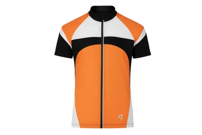 Produktbild von Herren Fahrradshirt Funktionsshirt Trikot Atmungsaktiv Orange M 48/50
