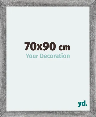 Produktbild von Bilderrahmen, 70x90 cm, Grau Gewischt, MDF, Mura