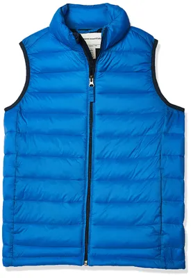 Produktbild von A. Essentials Jungen Leichte, Wasserabweisende, Verstaubare Daunenweste Mit Kapu