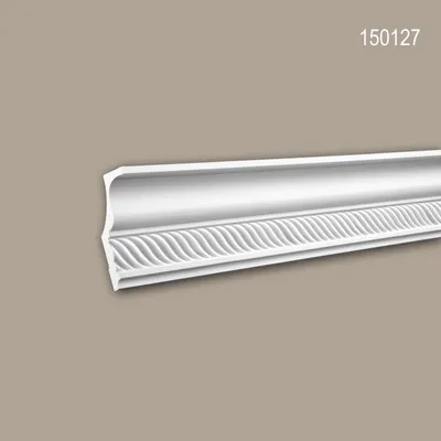Produktbild von PROFHOME 150127 Eckleiste aus Polyurethan Deckenleiste Stuckleiste 2 m