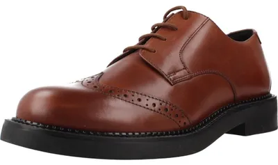 Immagine prodotto di Geox, scarpe Oxford da donna, modello Serilda, color marrone, taglia 38.5 EU