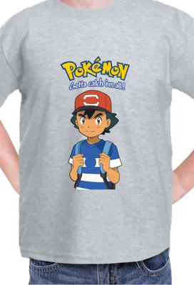 Produktbild von Kinder T-Shirt Japan Manga Anime Comics Pokemon 016, / Grau