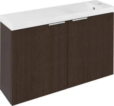 Produktbild von Sapho LATUS X Unterschrank mit Waschbecken 80x54,5x22cm, Kiefer Rustikal