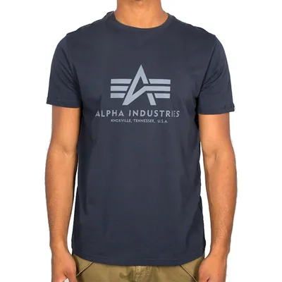 Obrázek produktu pro Pánské tričko Alpha Industries Basic Tee Rep Blue - 3XL
