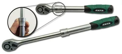 WEKTORY Teleskop-Ratsche 1/2" 72 Zähne 300-445 mm Modell H8643